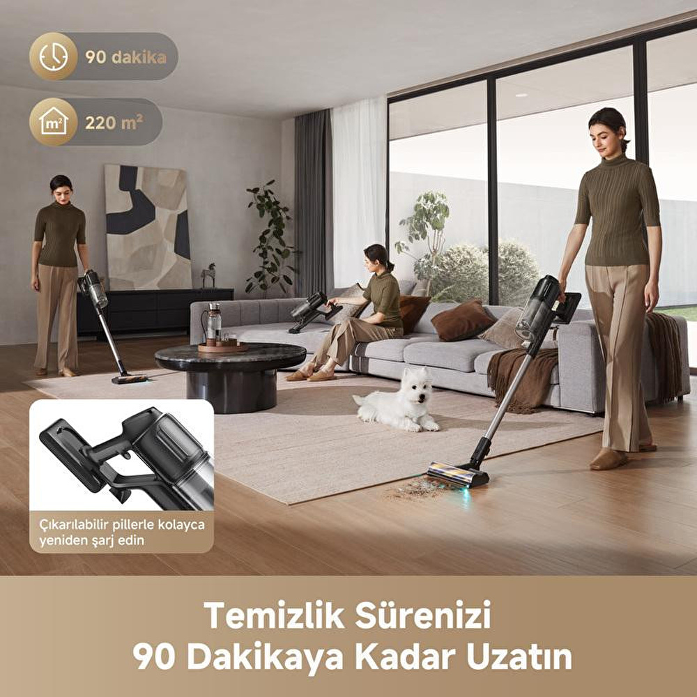 Dreame R20 Ultra Aquacycle Kablosuz Dikey Süpürge görseli 5