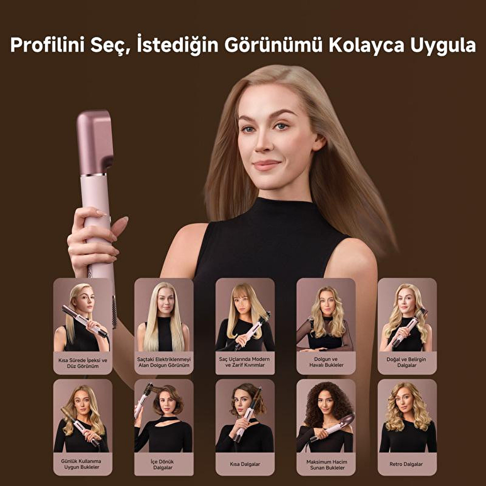 Dreame Airstyle Pro Hi Çoklu Saç Şekillendirici görseli 2