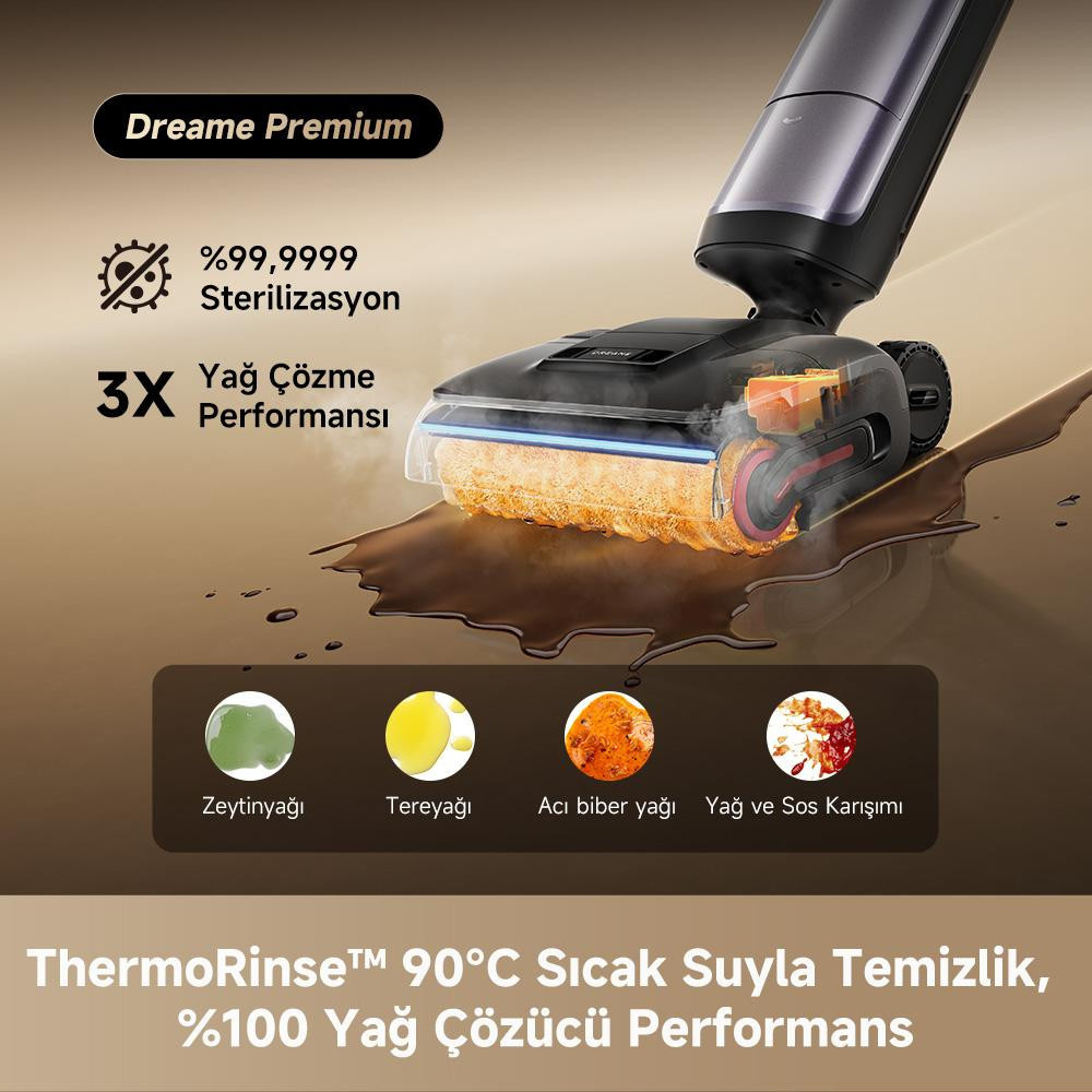 Dreame H16 Pro Steam Islak Ve Kuru Süpürge görseli 4
