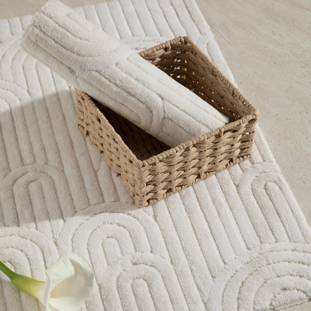 Mudo Home Laris 2'li̇ Banyo Paspas Seti̇ Ekru görseli 2