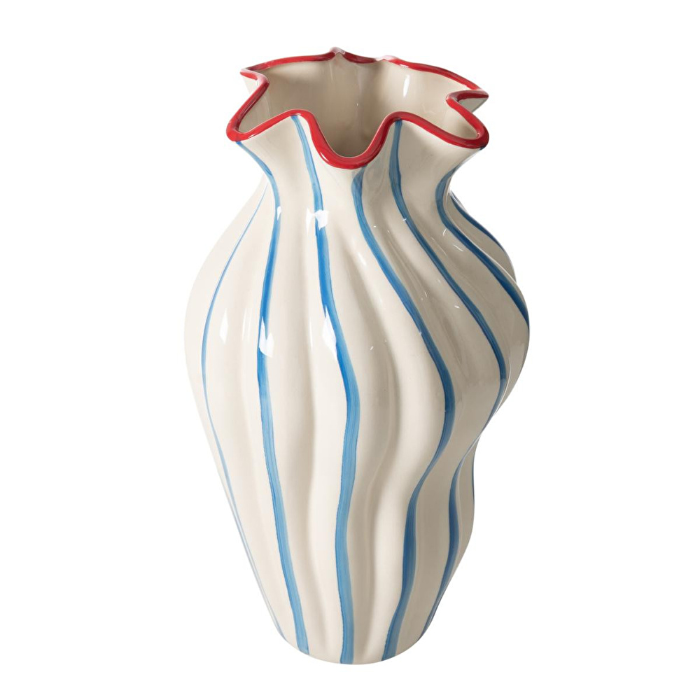 Mudo Home Blue Line Vazo 21x21x39cm görseli 3