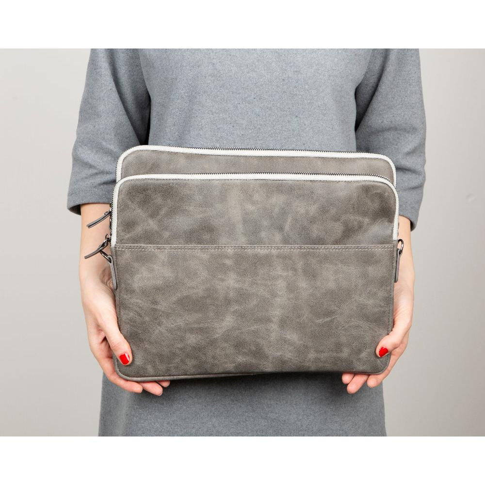 Bloominbag Torino Ash Gray Super Slim 14inç Laptop / Macbook Kılıf görseli 1