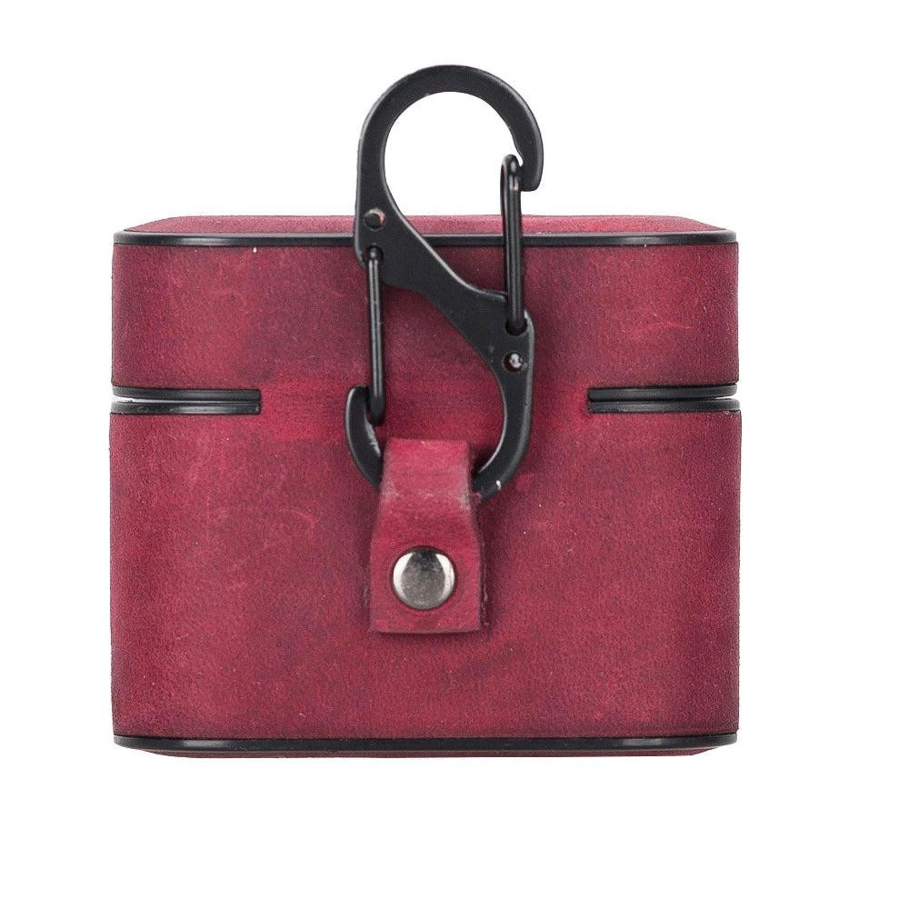 Bloominbag Aurel Clip Fuchsia Bloom Hakiki Deri Airpods 3 Kılıfı – Airpods 3 Uyumlu Charm Case görseli 2