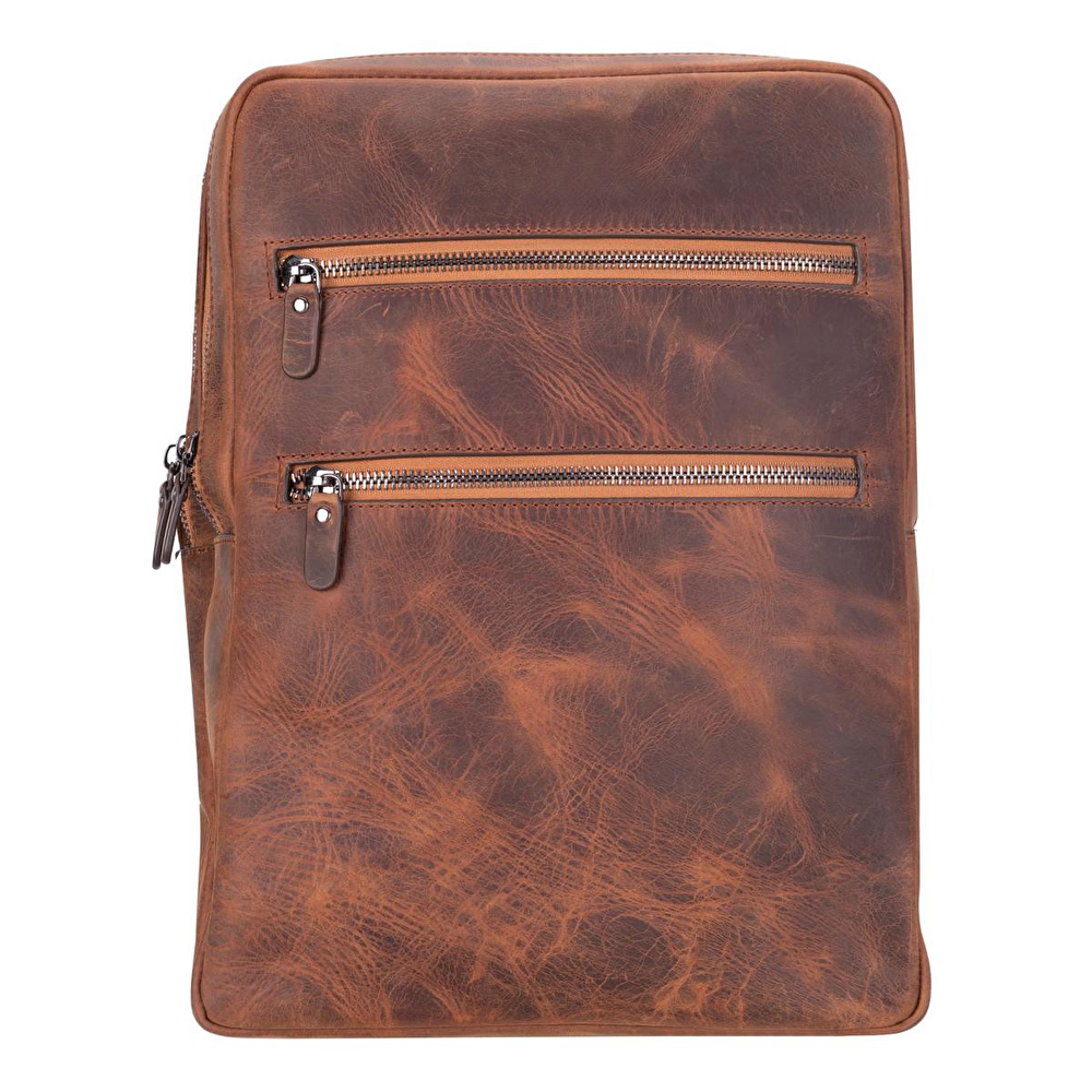 Bloominbag Atelier Heritage Saddle Hakiki Deri Laptop Sırt Çantası – 16” Uyumlu görseli 2