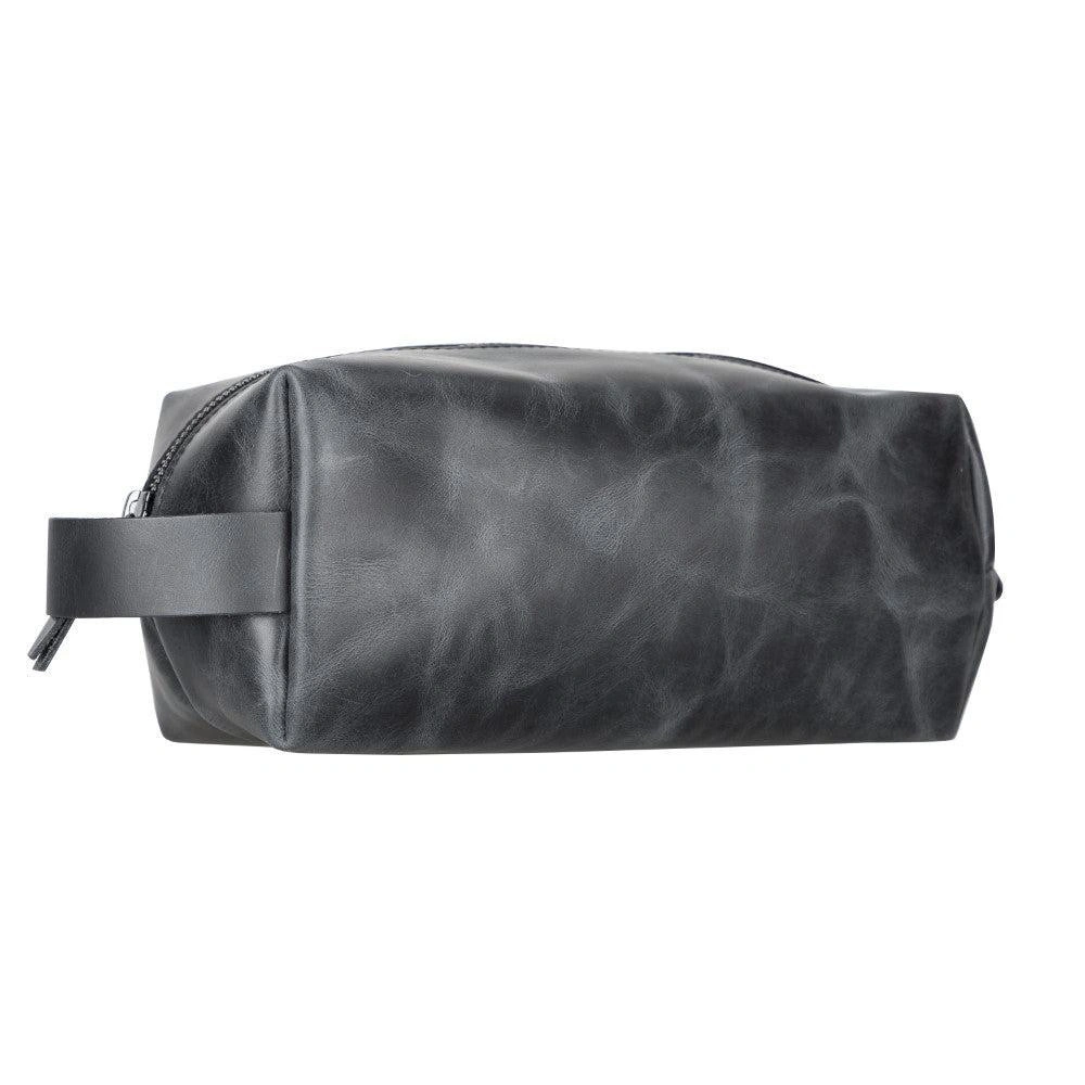 Bloominbag Voyage Marine Blue Hakiki Deri Dopp Kit – X Large görseli 3