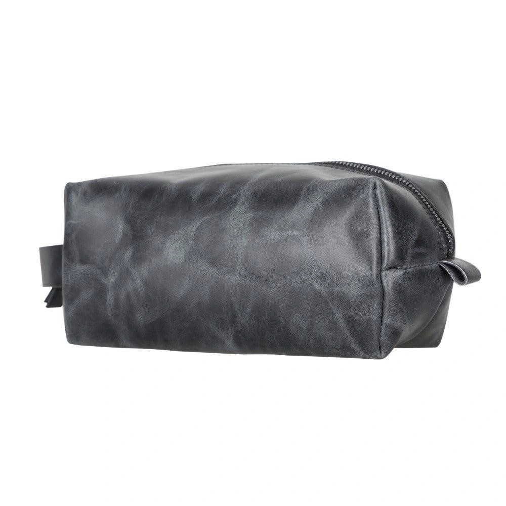 Bloominbag Voyage Marine Blue Hakiki Deri Dopp Kit – X Large görseli 4