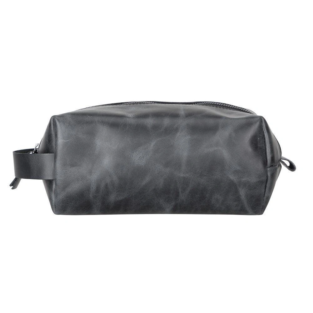 Bloominbag Voyage Marine Blue Hakiki Deri Dopp Kit – X Large görseli 2