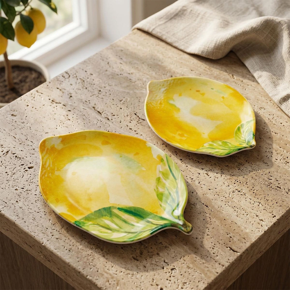 Lucky Art Limora Melamin 2’li Limon Formlu Sunumluk görseli 2