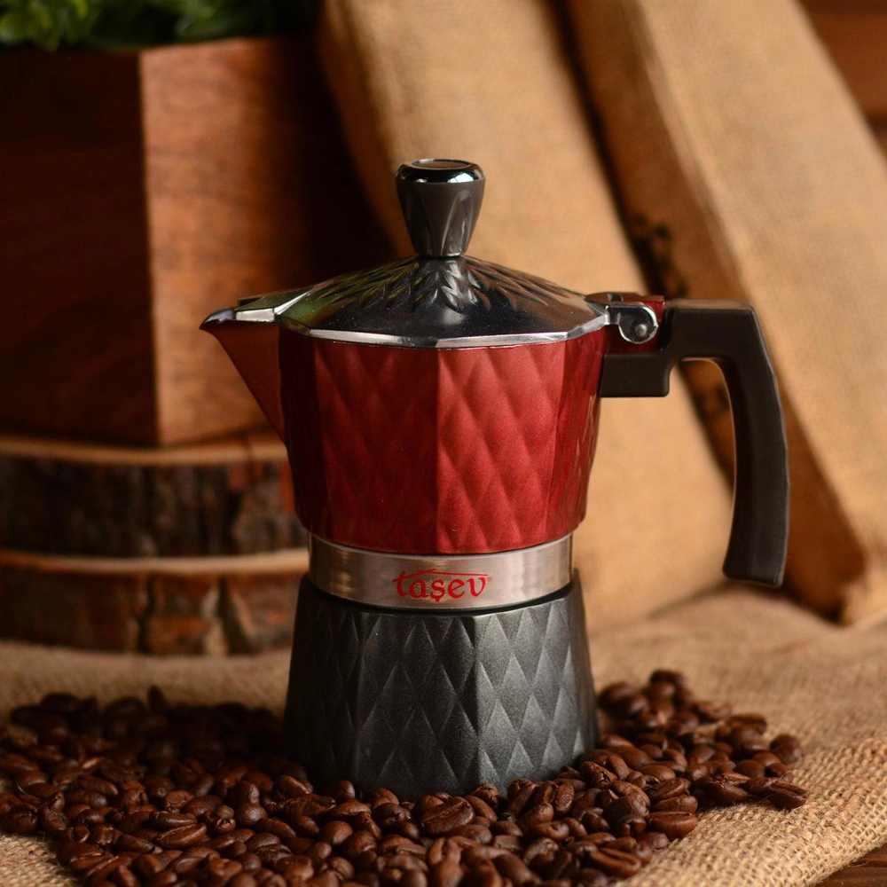 Bambum Taşev Tt1204 Diamante Moka Pot 3 Fincan (alüminyum) görseli 4