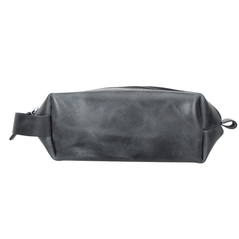 Bloominbag Voyage Marine Blue Hakiki Deri Dopp Kit – Large görseli 2