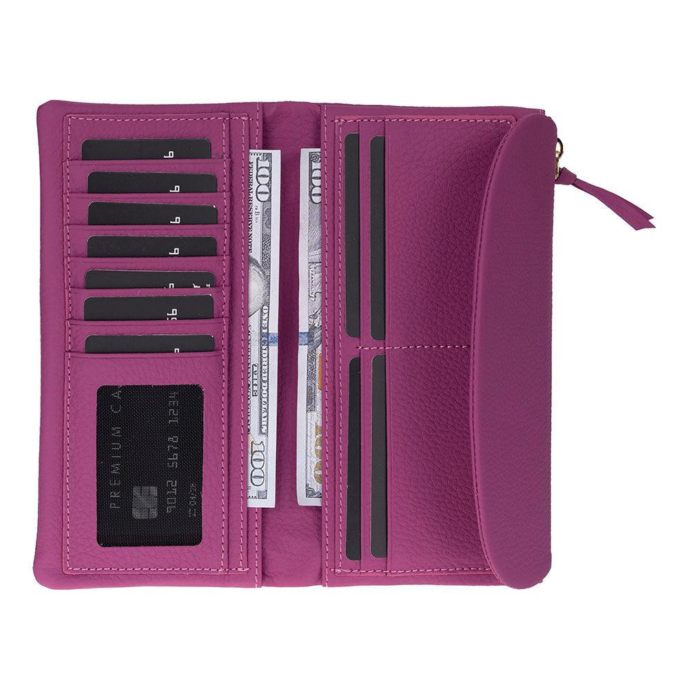 Bloominbag Élia Plum Violet Large Deri Kadın Cüzdan & Clutch görseli 4