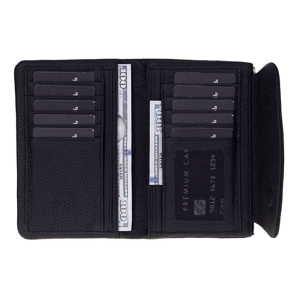 Bloominbag Élia Noir Black Medium Deri Kadın Cüzdan & Clutch görseli 2