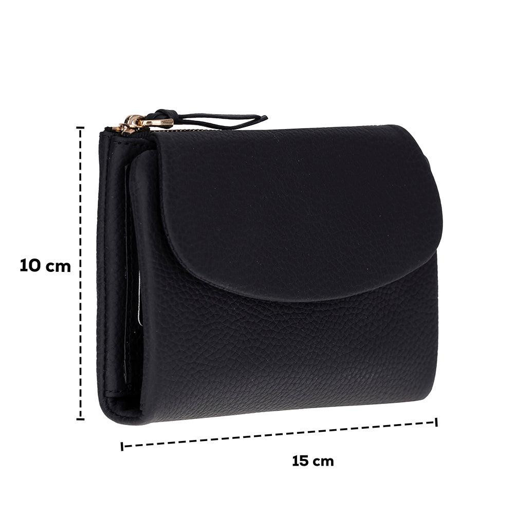 Bloominbag Élia Noir Black Medium Deri Kadın Cüzdan & Clutch görseli 4