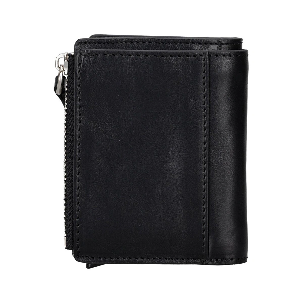 Bloominbag Siena Noir Black Mekanizmalı Deri Cüzdan & Kartlık (rfid Korumalı) görseli 2