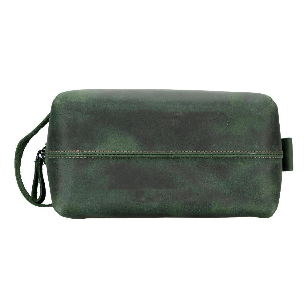 Bloominbag Voyage Cypress Green Hakiki Deri Dopp Kit – X Large görseli 4