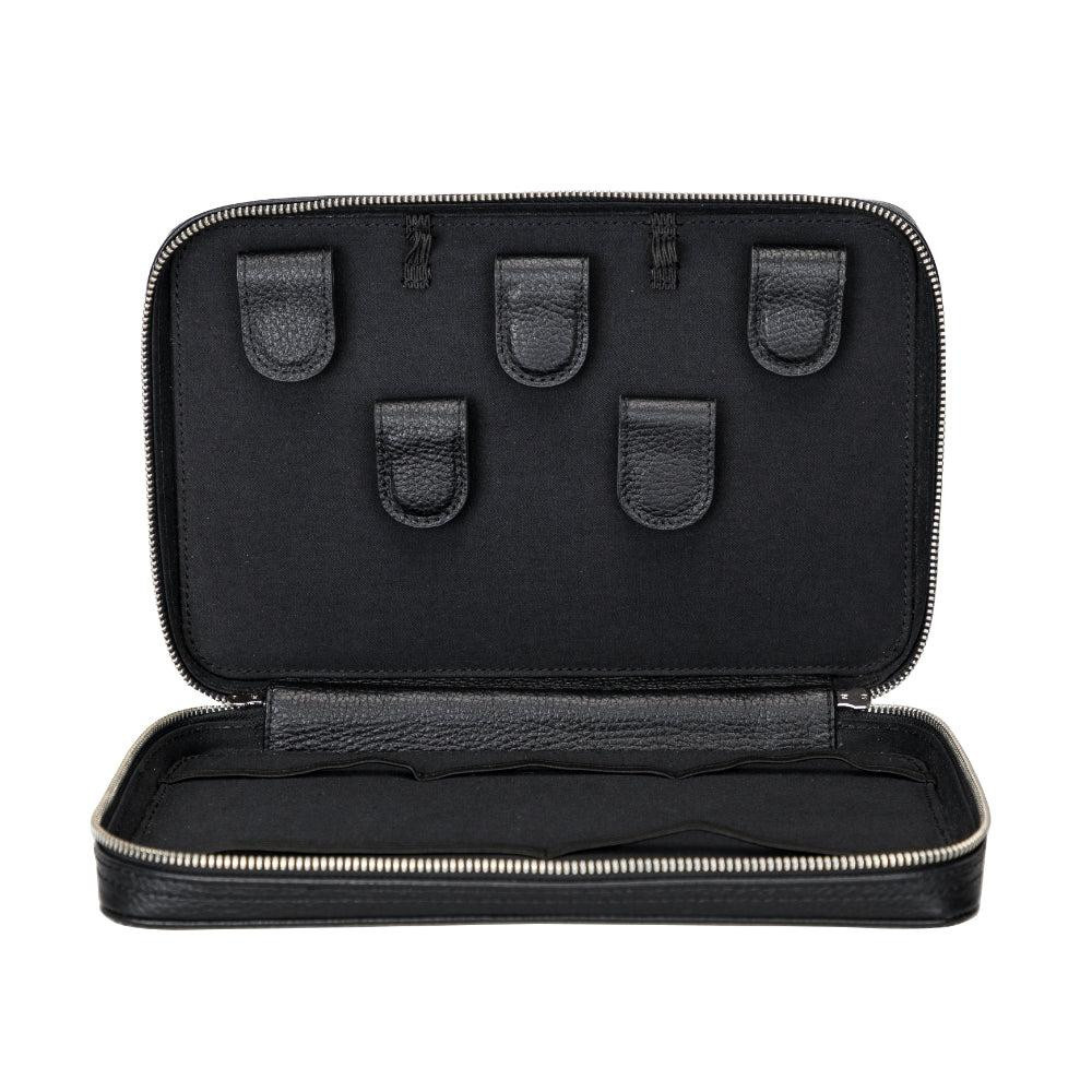 Bloominbag Arcadia Onyx Black Premium Deri Teknoloji Kablo & Aksesuar Düzenleyici görseli 1