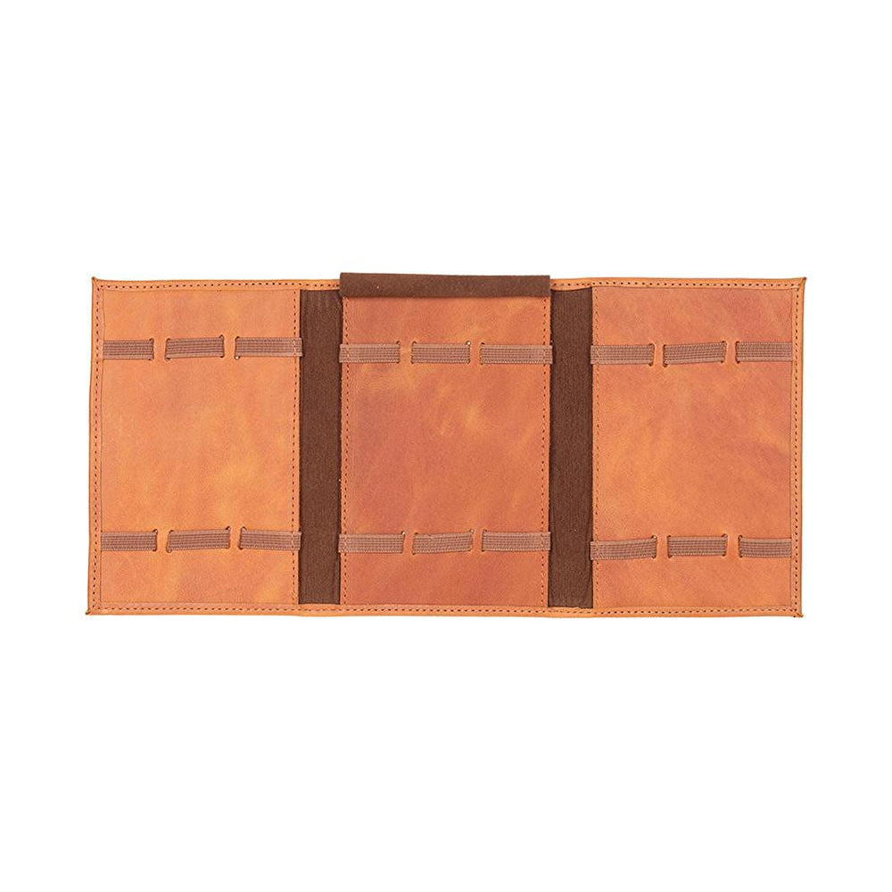 Bloominbag Bloomband Classic Tan Akıllı Saat Çantası - Triple Deri Saat Kordonu Organizer görseli 5