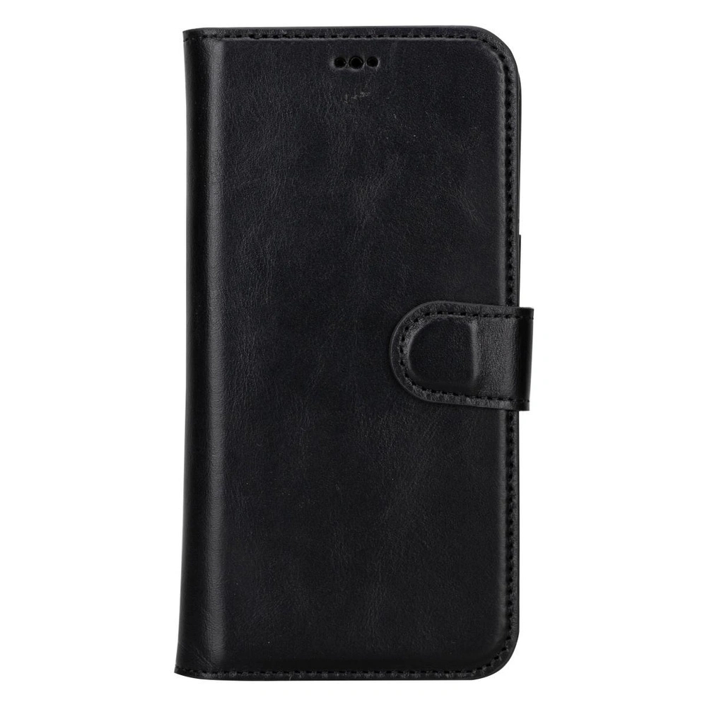 Bloominbag Aurel Magna Onyx Black Deri Iphone 16 Pro (6.3") Wallet Case – Rfid Korumalı & Magsafe Uyumlu görseli 4