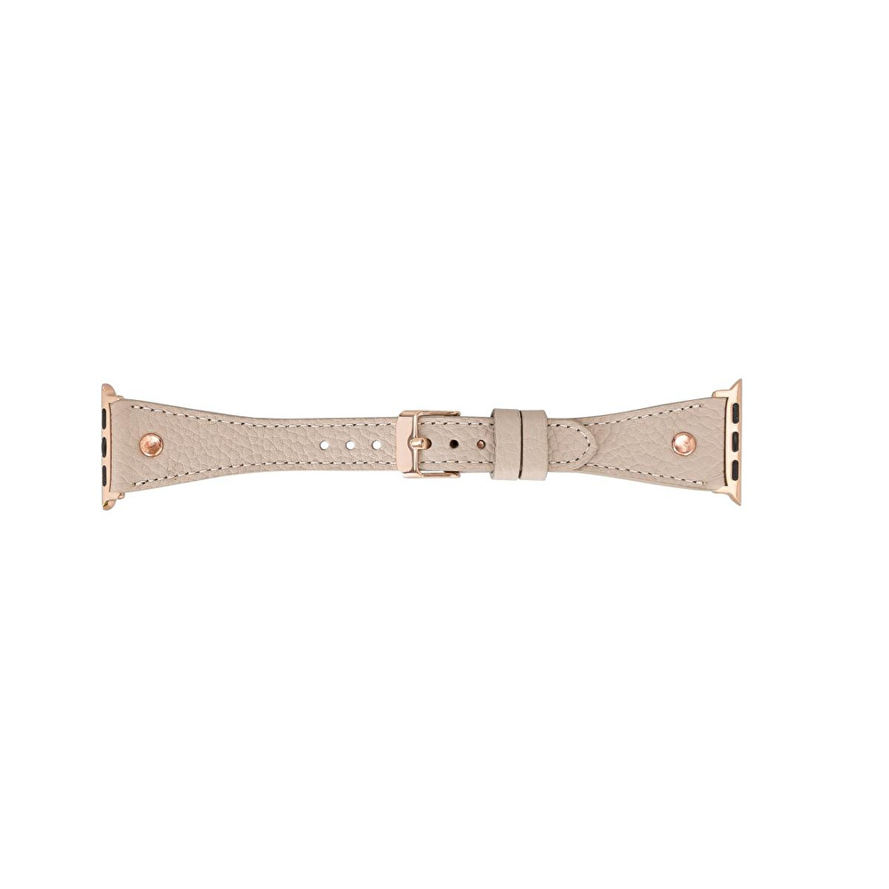 Bloominbag Bloomband Signature Dune Brown Leather Apple Watch Band - 44/45/46/49mm görseli 3