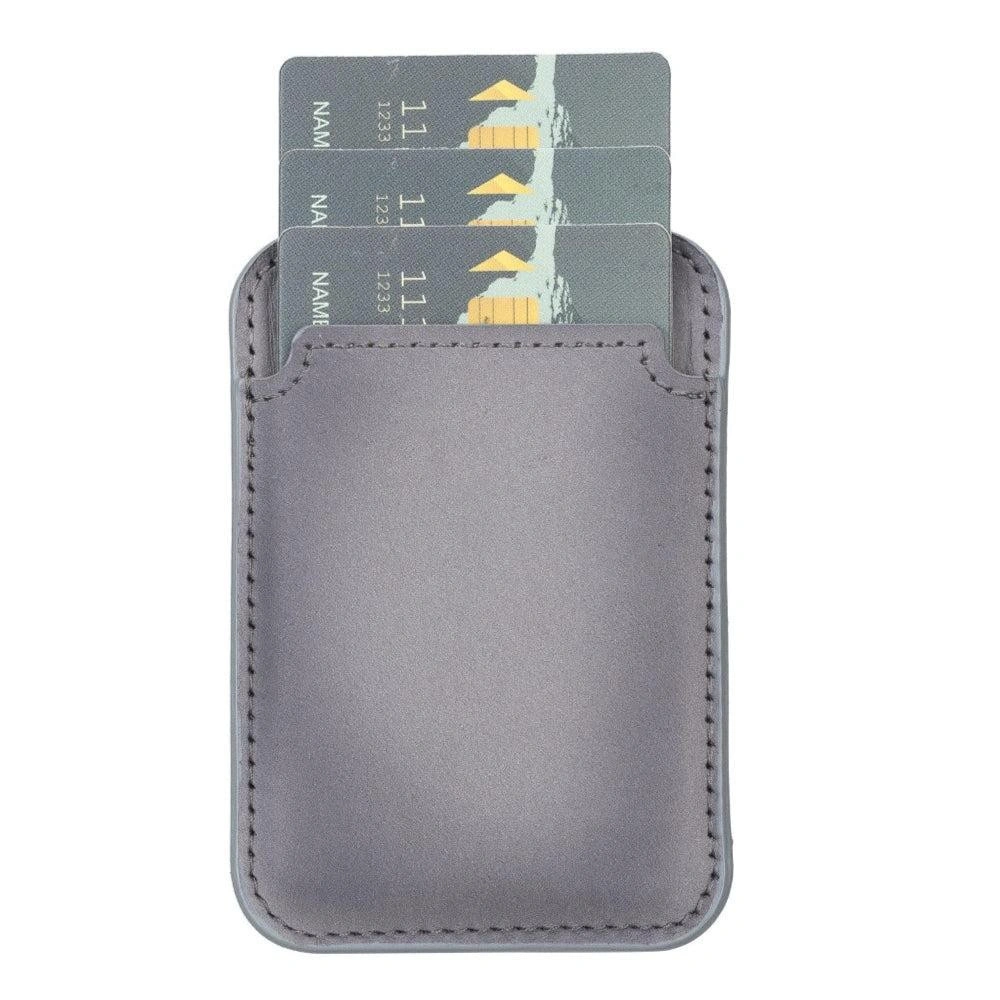 Bloominbag Snapé Stone Gray Mıknatıslı Deri Telefon Kartlık görseli 5