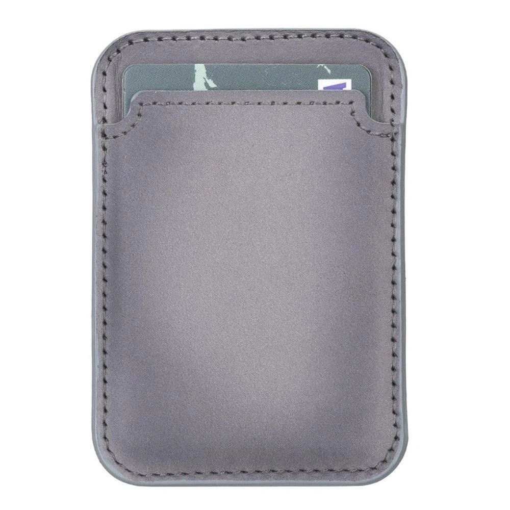 Bloominbag Snapé Stone Gray Mıknatıslı Deri Telefon Kartlık görseli 1