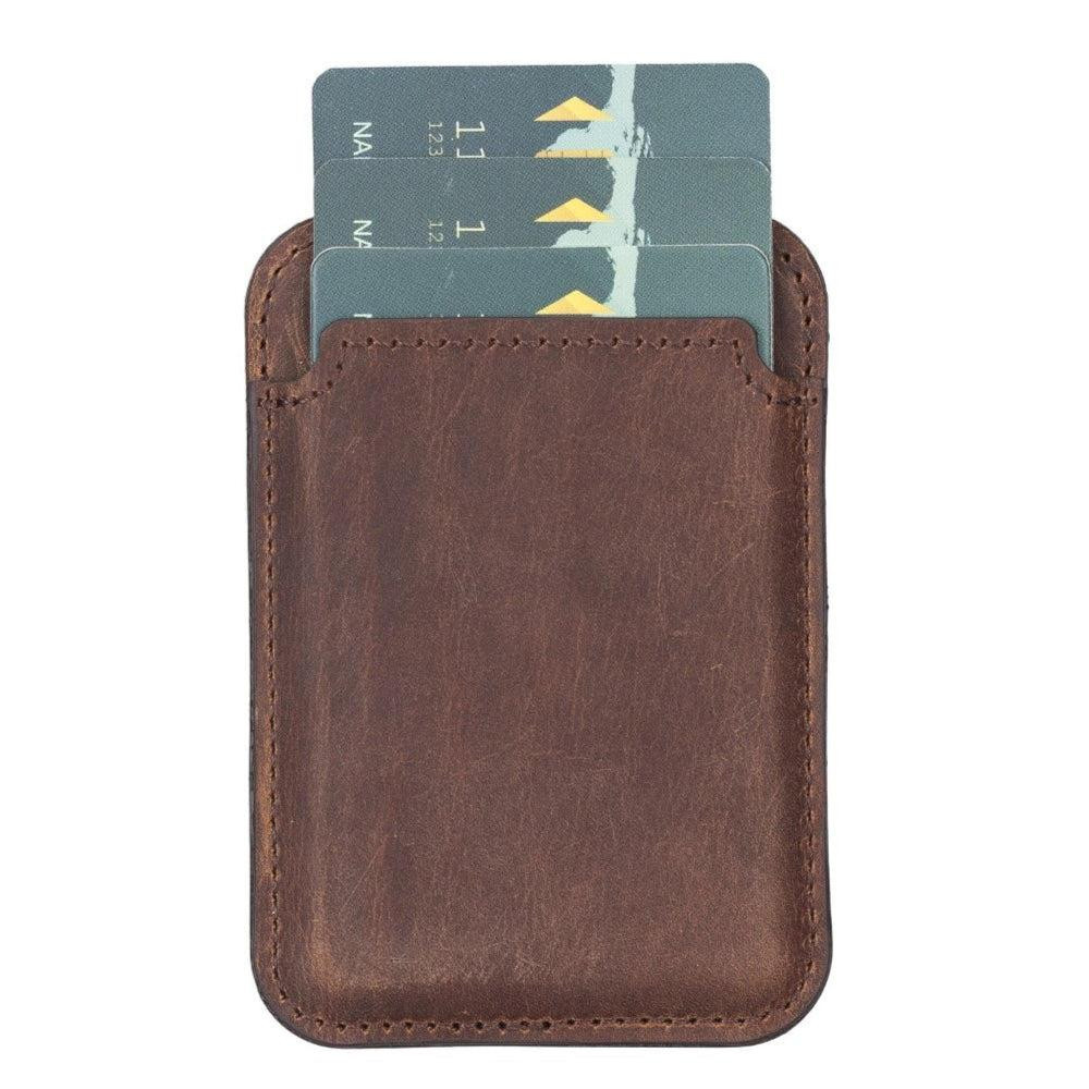 Bloominbag Snapé Saddle Heritage Mıknatıslı Deri Telefon Kartlık görseli 5
