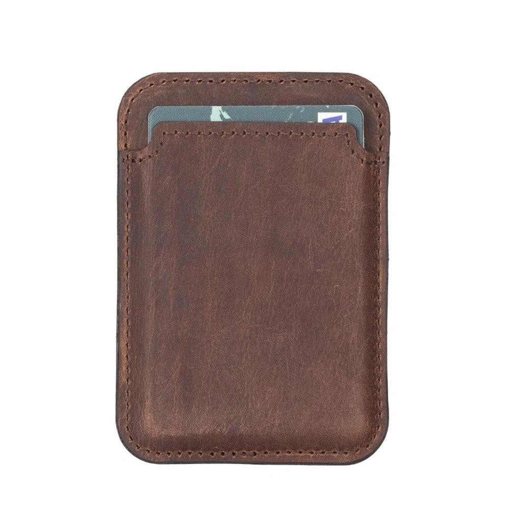 Bloominbag Snapé Saddle Heritage Mıknatıslı Deri Telefon Kartlık görseli 1