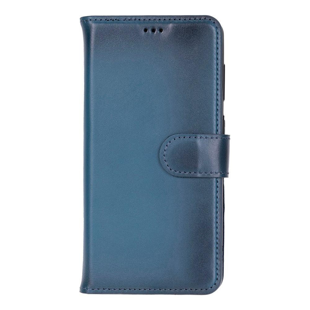 Bloominbag Monte Midnight Blue Samsung Galaxy S26 (6.3") Hakiki Deri Çıkarılabilir Cüzdanlı Telefon Kılıfı görseli 2