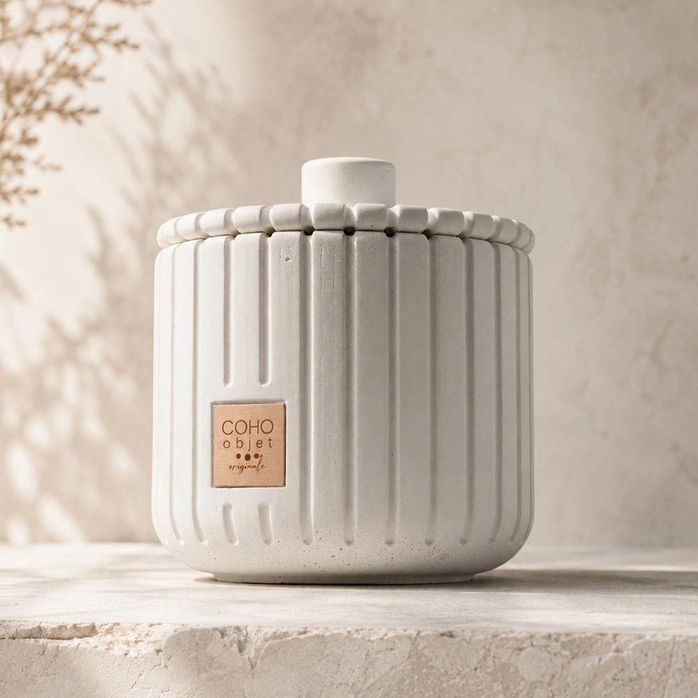Coho Objet Coho Style Soft Vanilla El Dökümü Dekoratif Mum görseli 6
