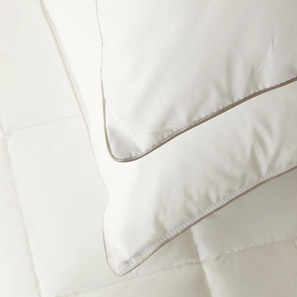 Ocean Home Textile 2'li Pamuklu Saten Biyeli 800 Gr Mikrojel Yastık Seti 50 X 70 Cm görseli 2