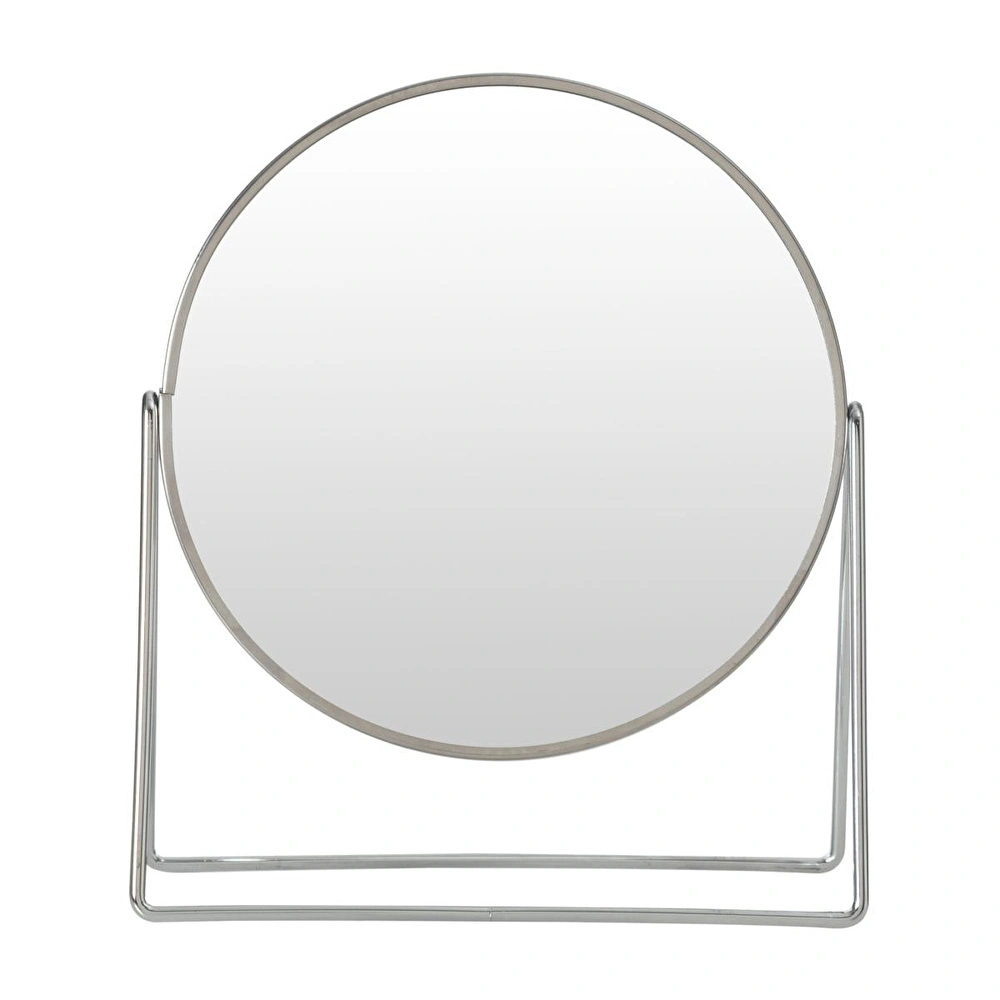 Mudo Home Boho Ayna Silver 20x18,5x7 Cm görseli 1
