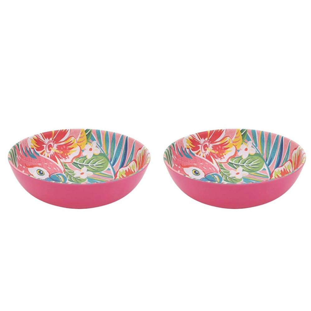 Lucky Art Tropea Melamin Salata Kase Seti 19cm (2'li) görseli 1