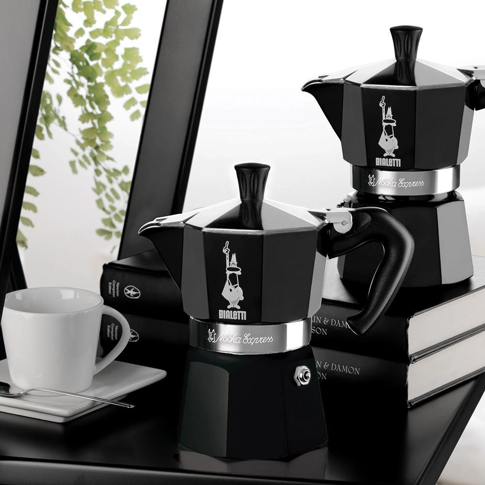 Bialetti Moka Express Siyah (6 Cup) görseli 5