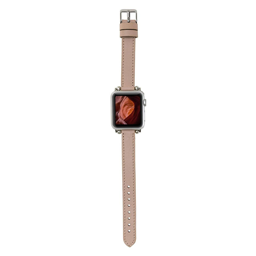 Bloominbag Avilla Cream Bisque Deri Apple Watch Band (44/45/46/49mm) görseli 2
