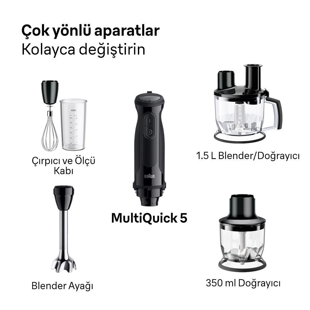 Braun Multiquick Mq50813m 5 El Blender görseli 3