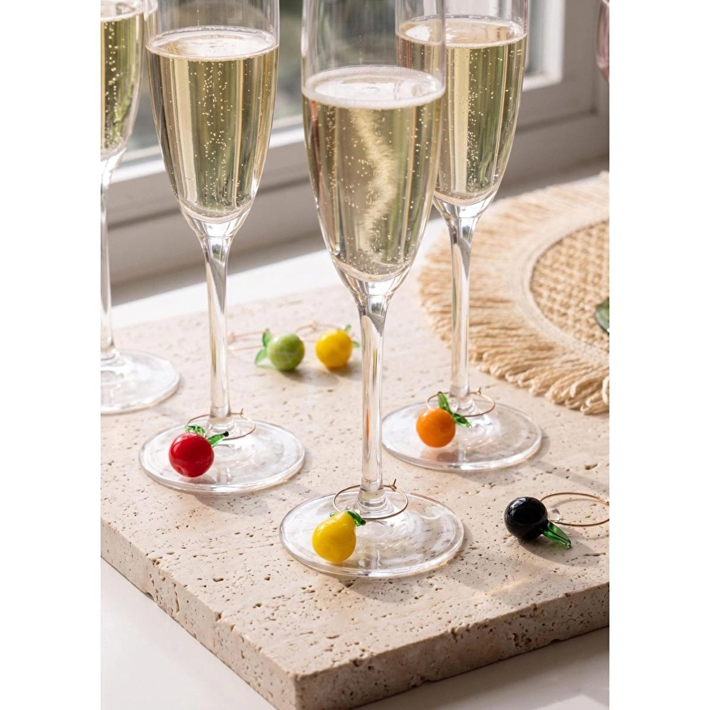 The Mia Figürlü Wine Charm Seti 6 Lı görseli 3
