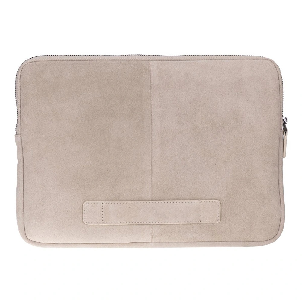Bloominbag Sand Still Hakiki Süet Deri 13-14 Inç Macbook/laptop Kılıfı görseli 2