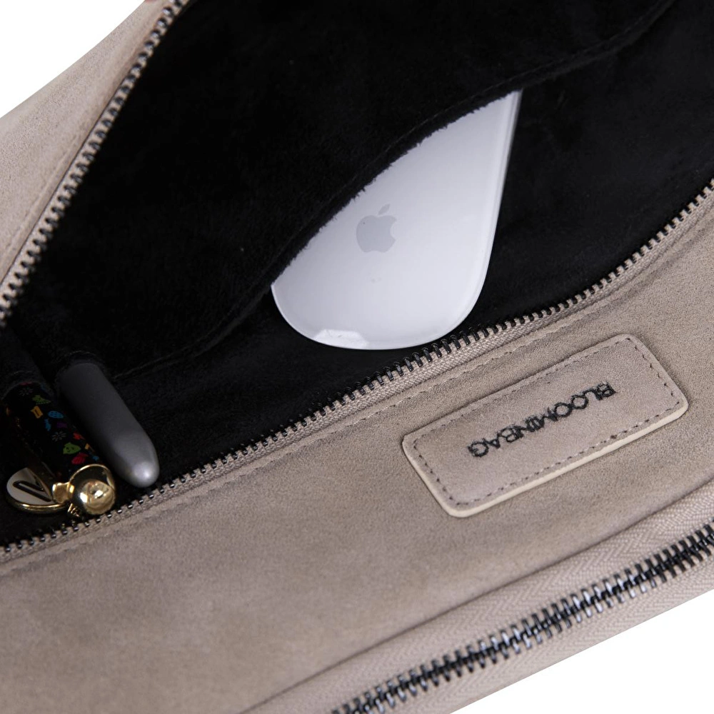 Bloominbag Sand Still Hakiki Süet Deri 13-14 Inç Macbook/laptop Kılıfı görseli 4