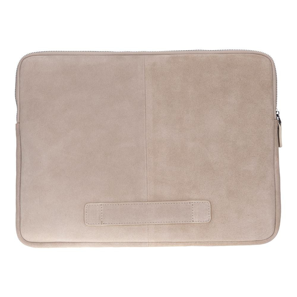 Bloominbag Sand Still Hakiki Süet Deri 15-16 Inç Macbook/laptop Kılıfı görseli 2