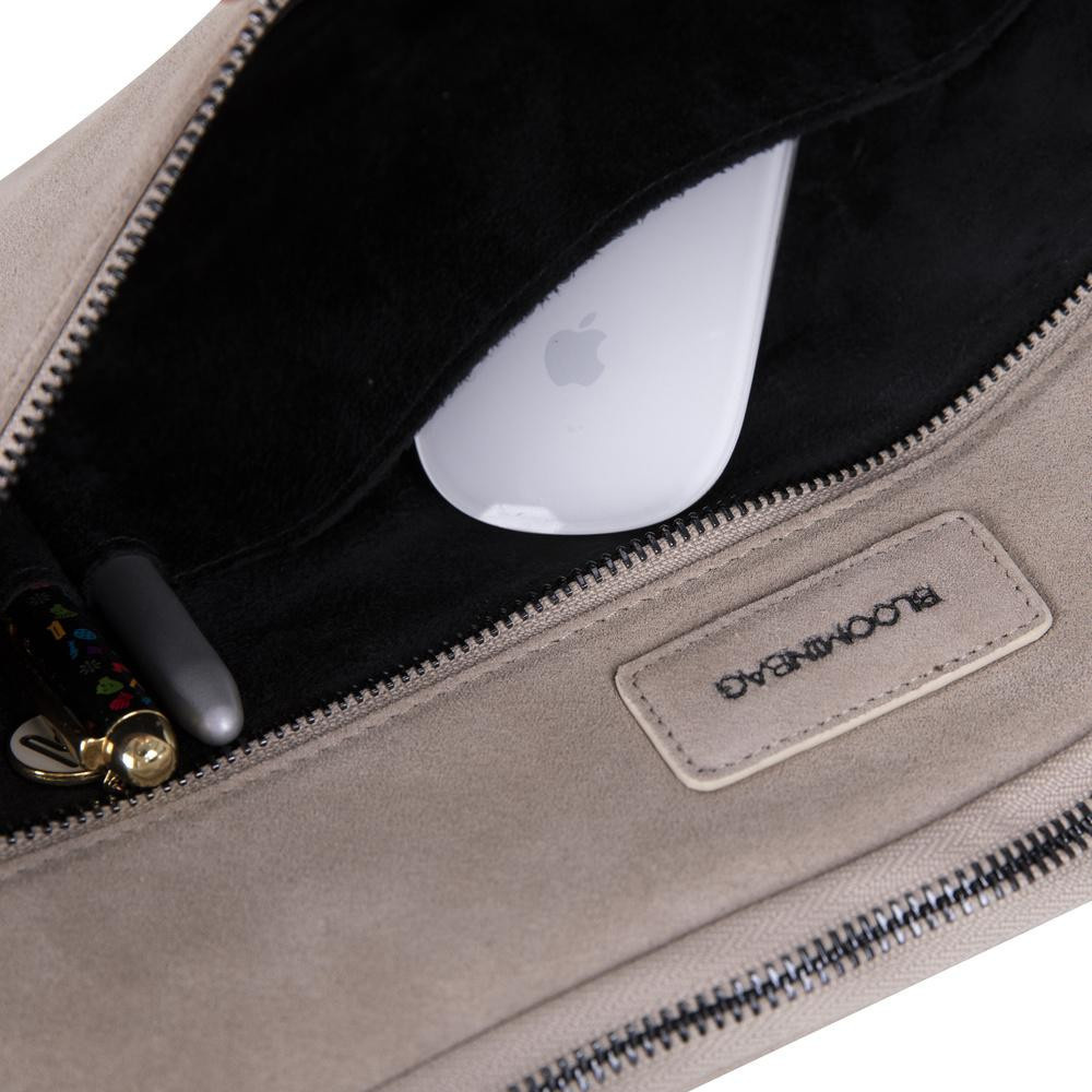 Bloominbag Sand Still Hakiki Süet Deri 15-16 Inç Macbook/laptop Kılıfı görseli 3