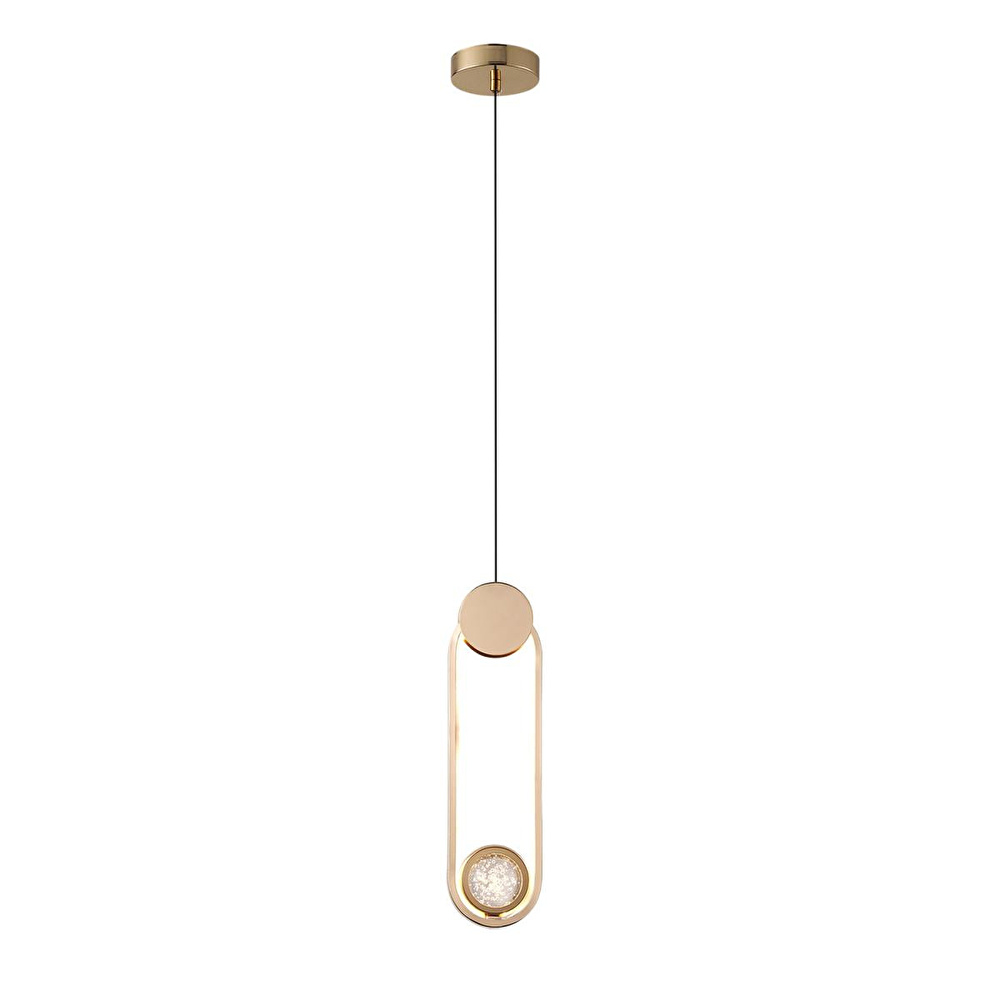Apliqa Beckett Tekli 12 Watt Gold Sarkıt 3 Renkli Led Avize görseli 3