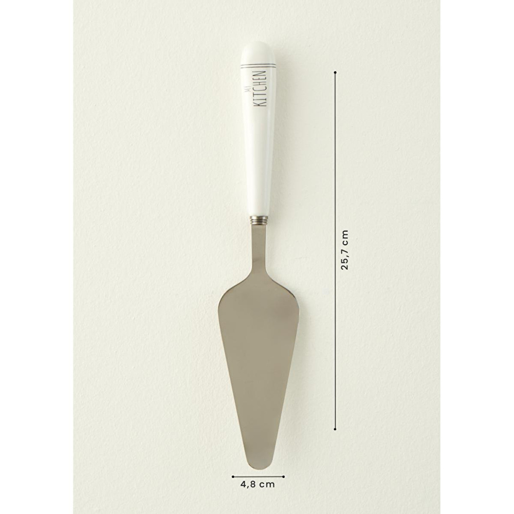 Bella Maison My Kitchen Çelik Spatula Beyaz (25,7x4,8x1,3 Cm) Beyaz görseli 4