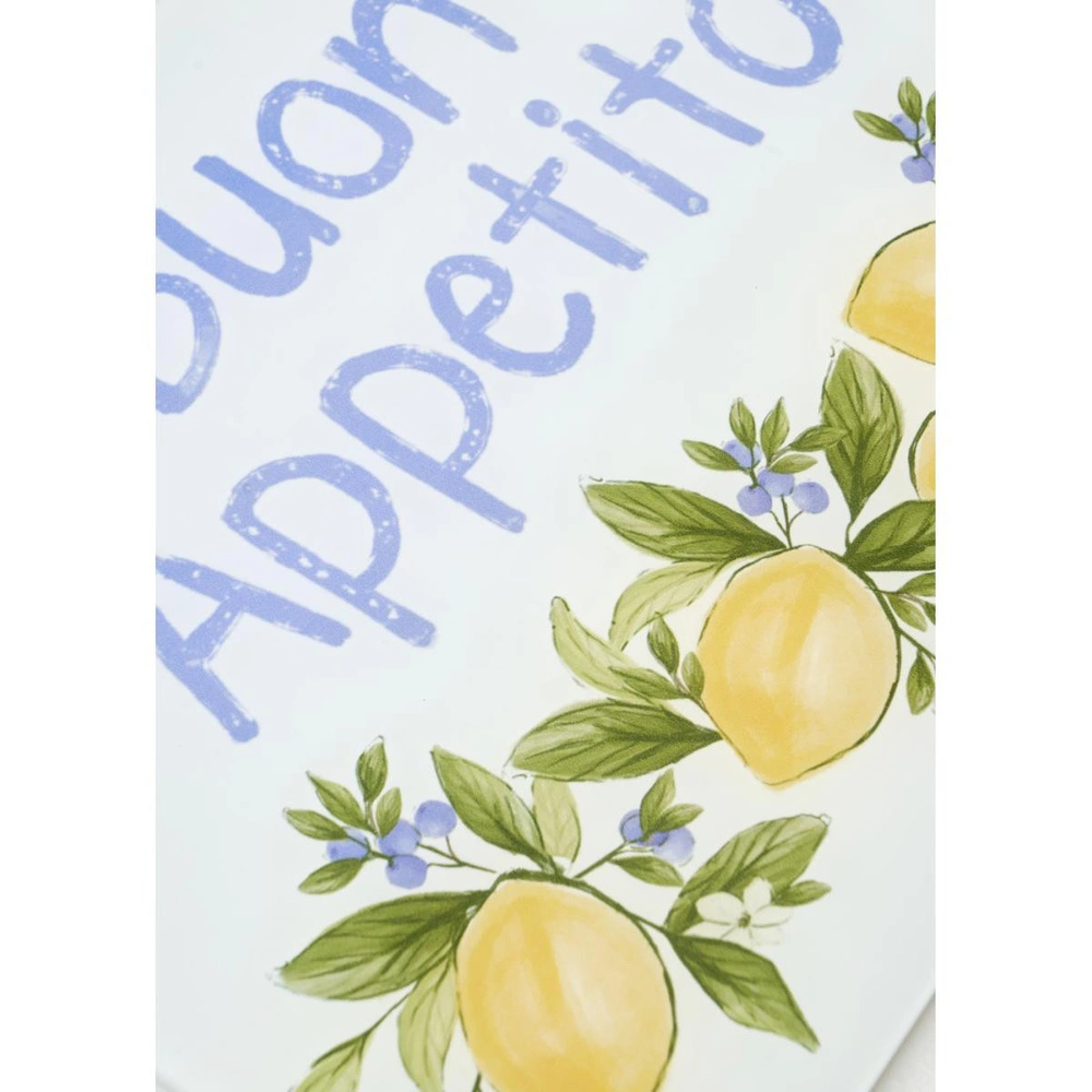Bella Maison Lemoncello Cam Kesme Tahtası (35x25 Cm) Çok Renkli görseli 2