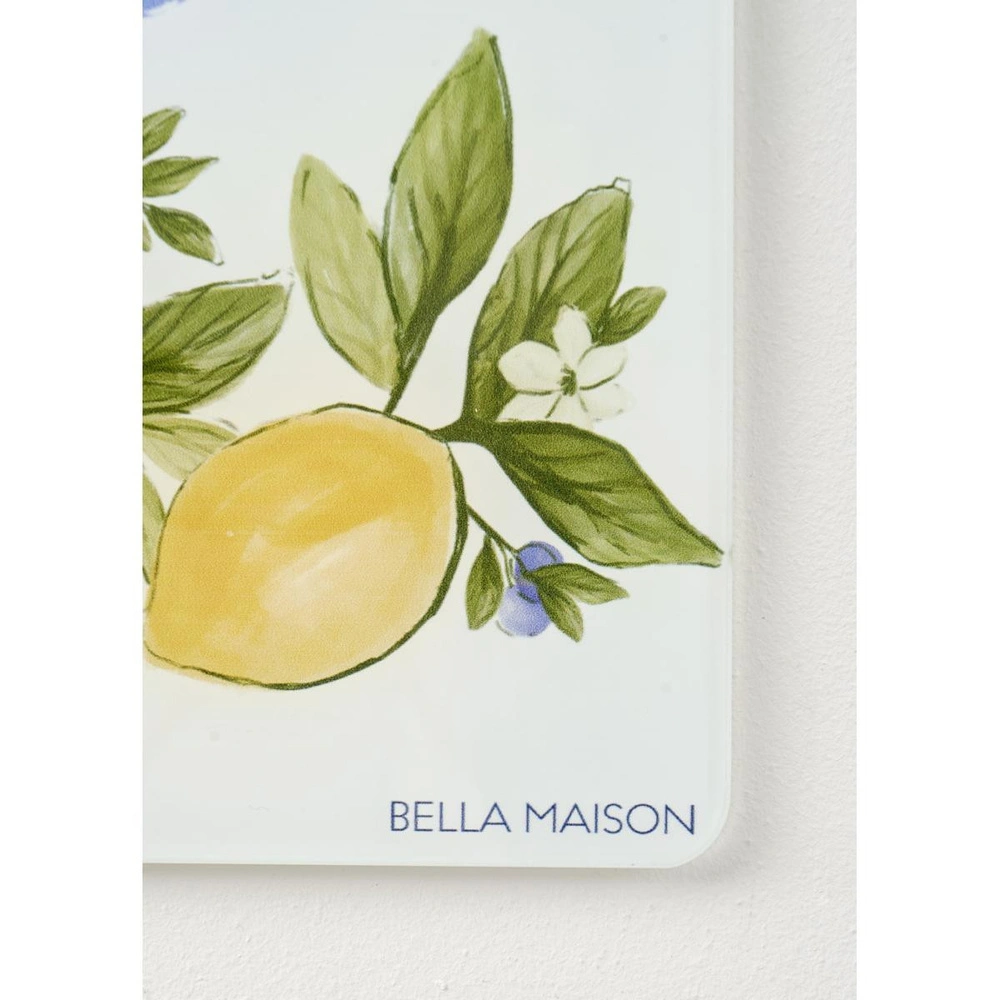 Bella Maison Lemoncello Cam Kesme Tahtası (35x25 Cm) Çok Renkli görseli 4