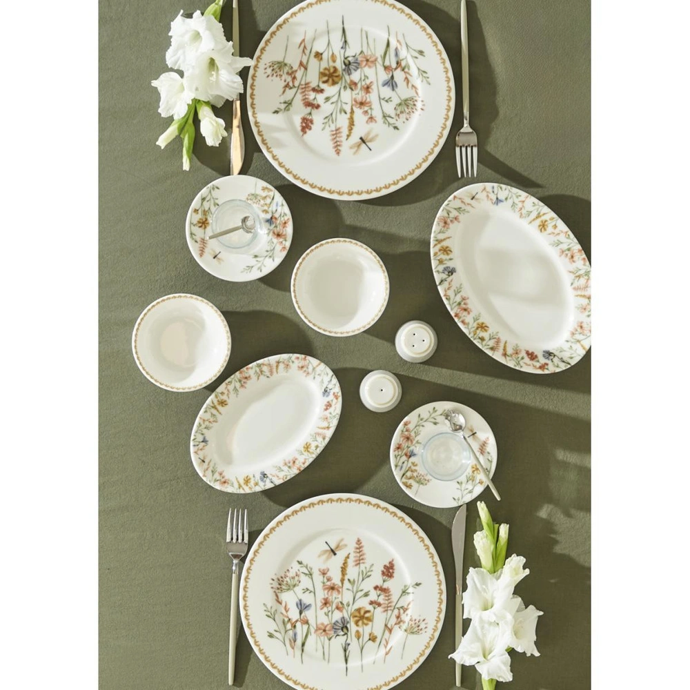 Bella Maison Flores Porselen 52 Parça 12 Kişilik Kahvaltı Takımı görseli 5