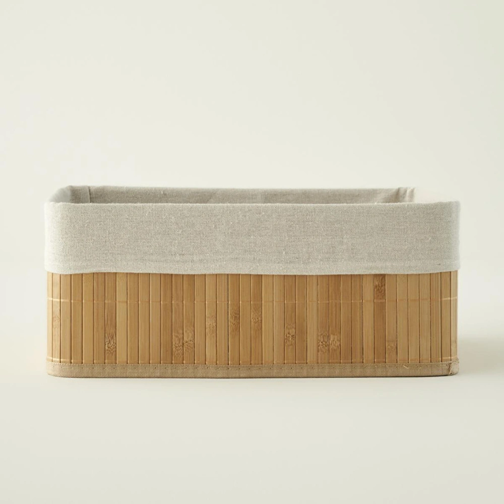 Bella Maison Bres Bambu Düzenleyici Kutu Naturel (37x26x15 Cm) Naturel görseli 1