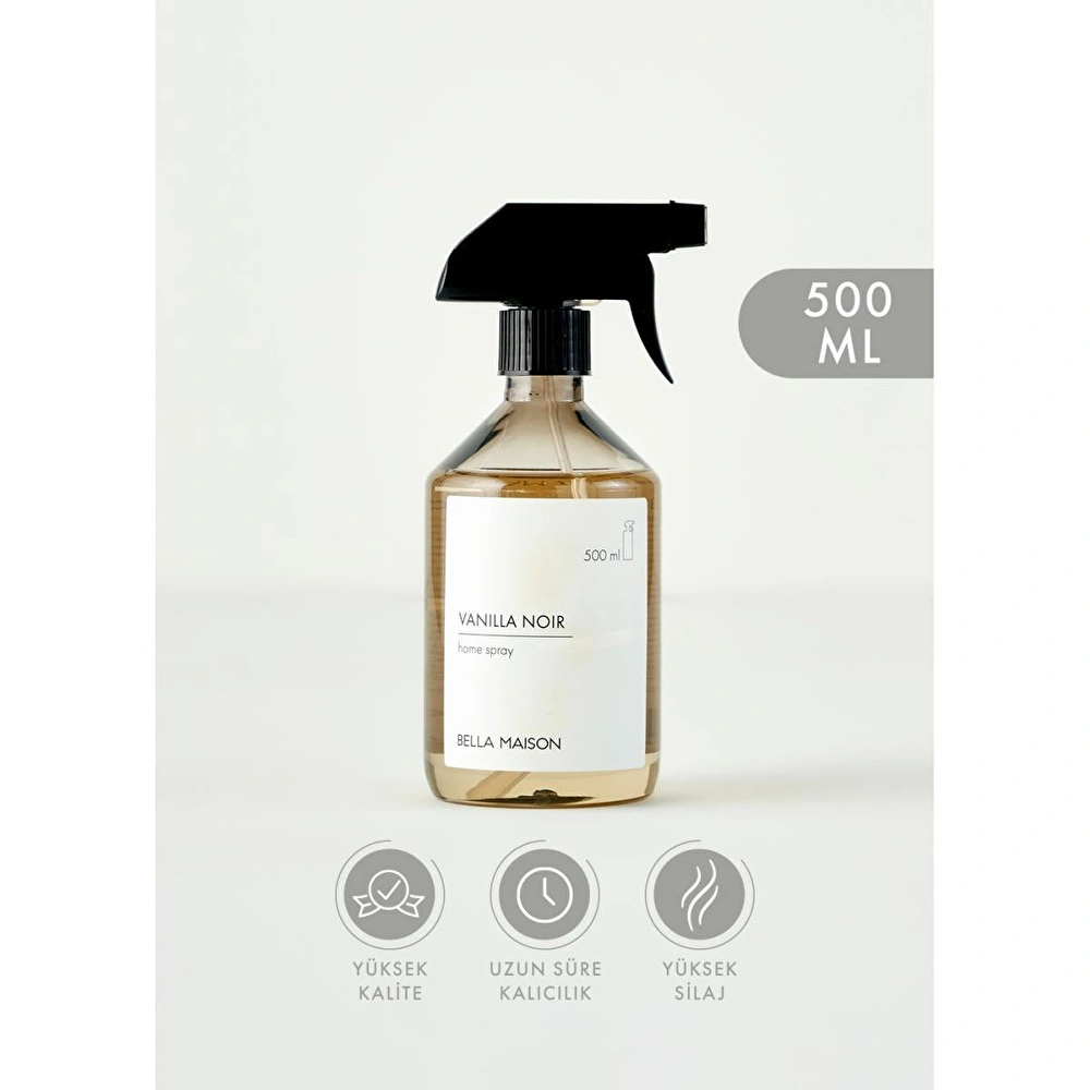 Bella Maison Vanilla Noir Oda Spreyi Siyah (500 Ml) Siyah görseli 1