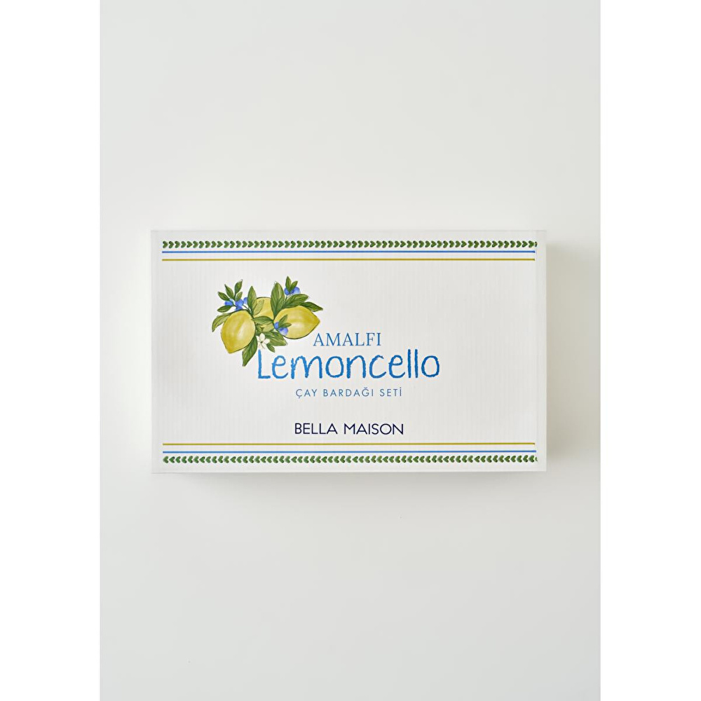 Bella Maison Lemoncello Porselen 6'lı Çay Bardağı Seti (170 Cc) Çok Renkli görseli 5