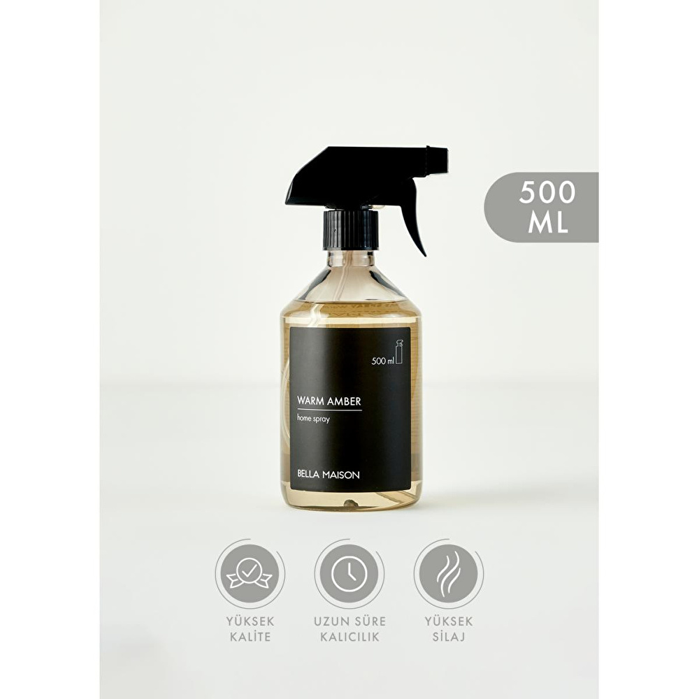 Bella Maison Warm Amber Oda Spreyi (500 Ml) Pembe görseli 1