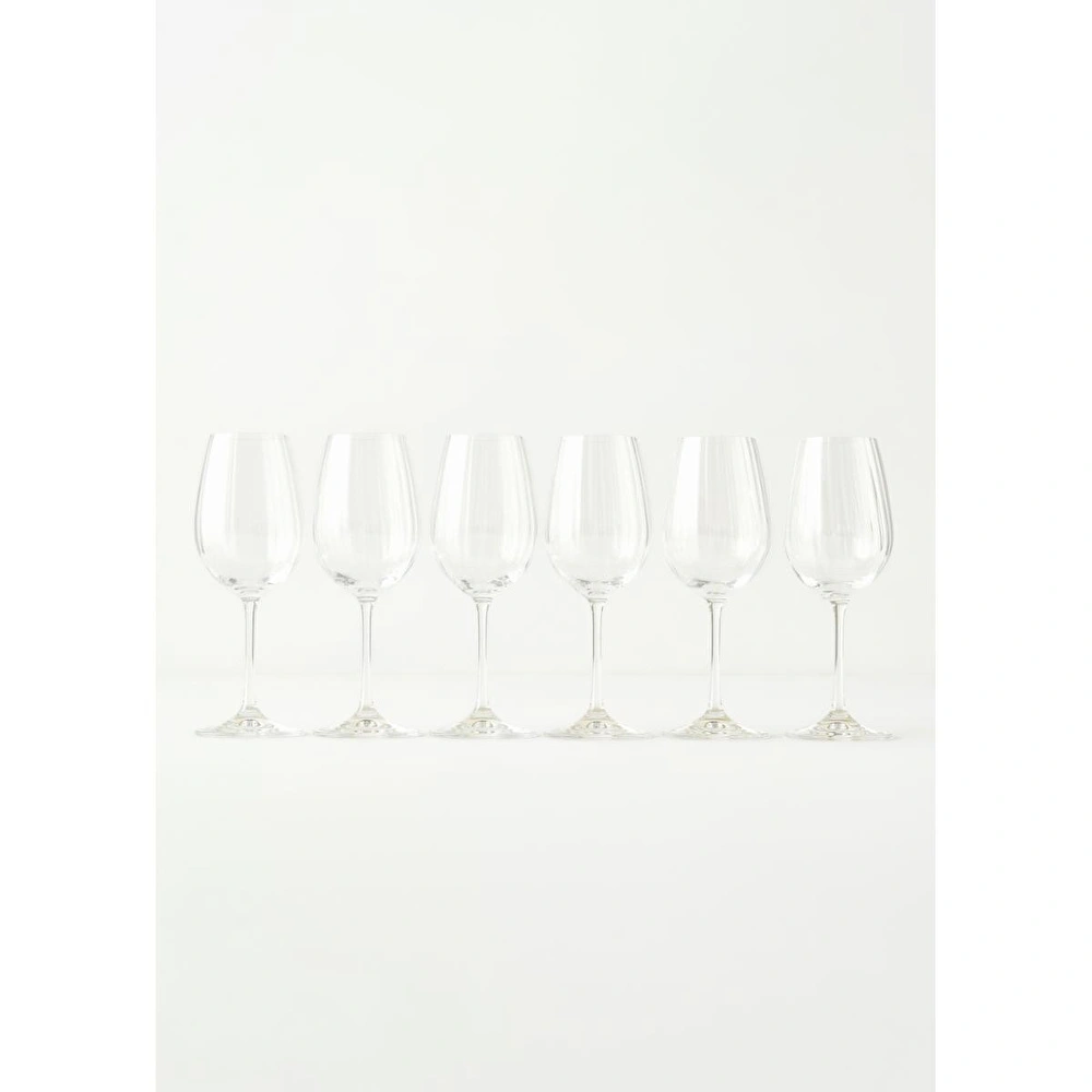 Bella Maison Fall Kristal Kadeh 6'lı Naturel (350 Cc) görseli 1